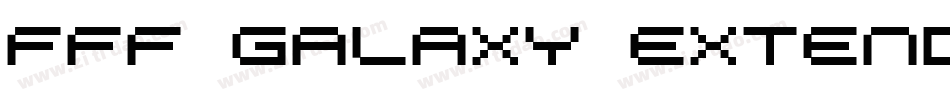 FFF Galaxy Extended字体转换